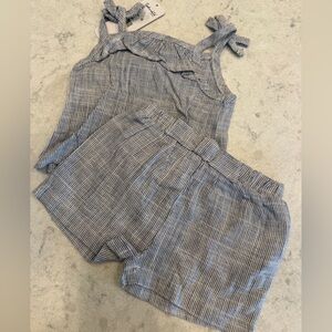 Striped Sleeveless set